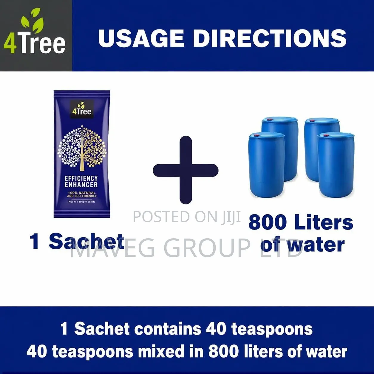 4tree Efficiency Enhancer ( Organic Fertilizer)
