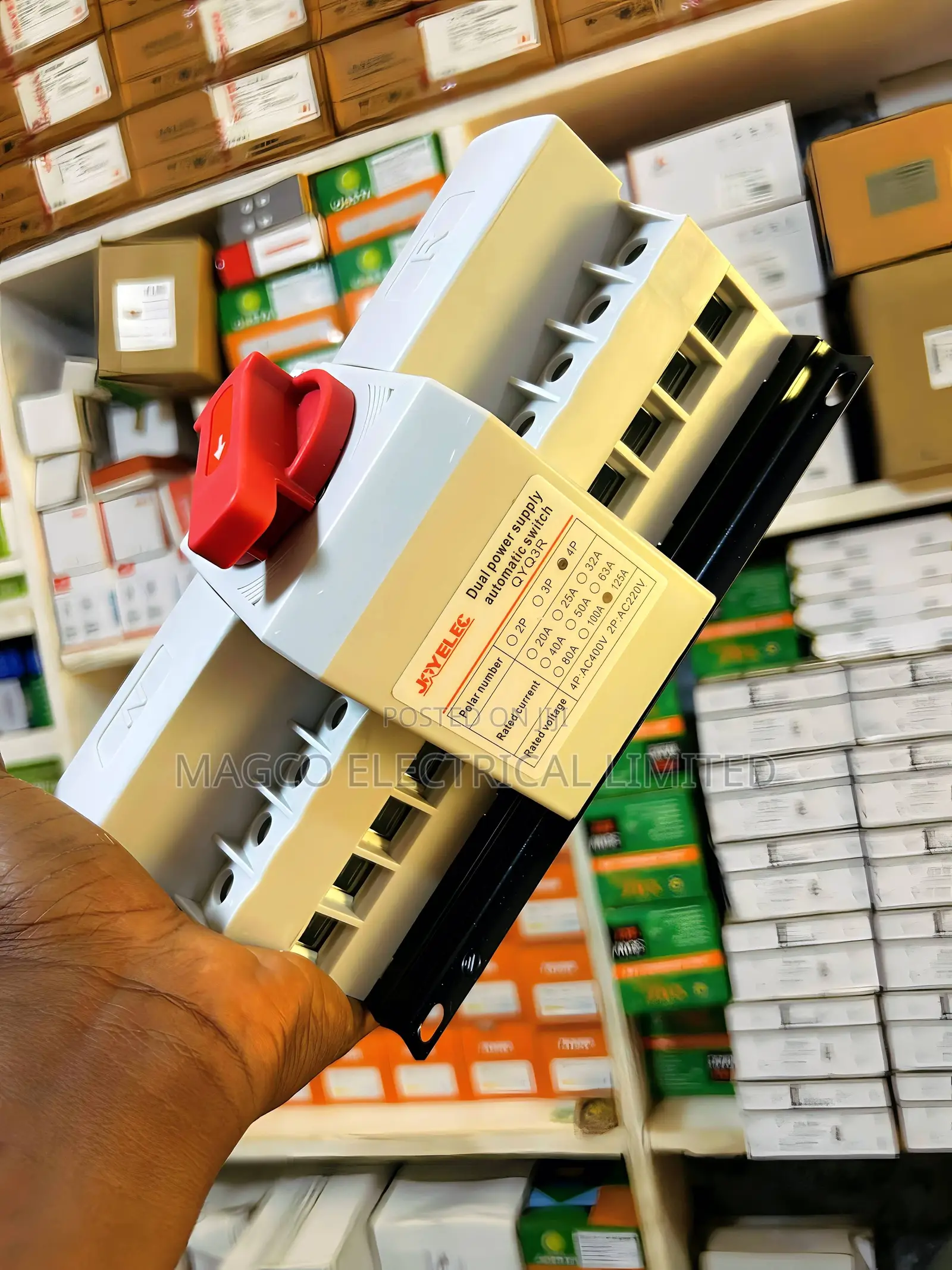 Automatic Transmission Switch 125a 3phase