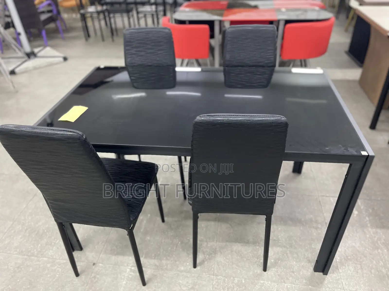 Quality Glass Top 4 Seater Dining Table