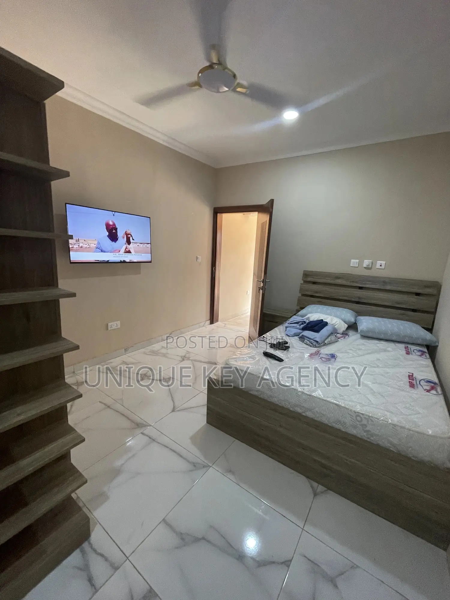 Furnished 1bdrm Apartment in Unique Key Agency, Tesano for rent