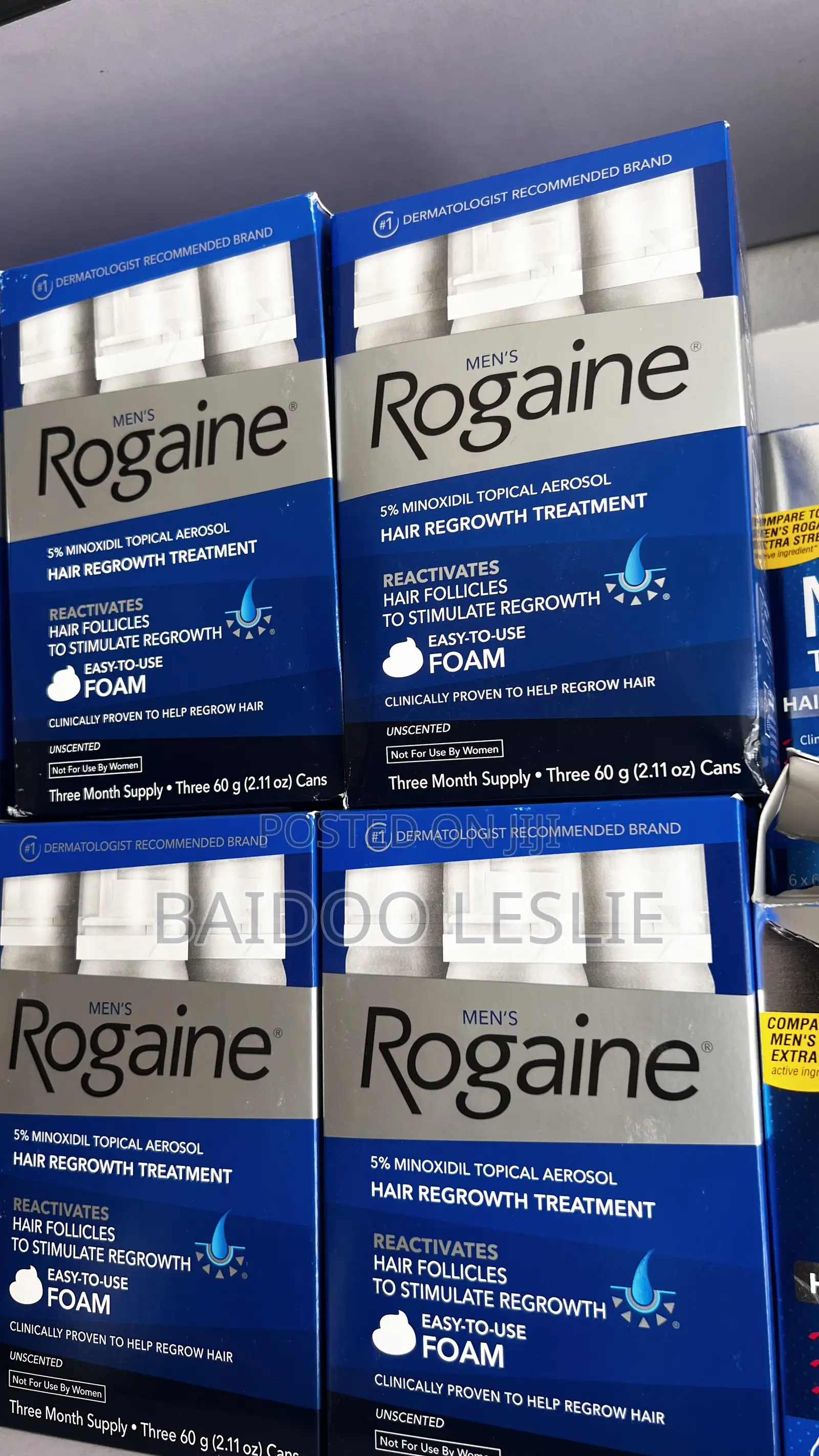 Rogaine Box Solution for Hair Growth