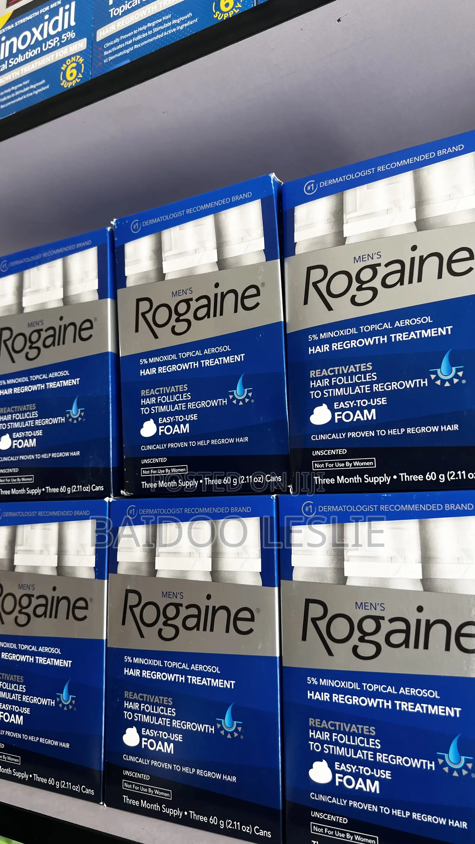 Rogaine Box Solution for Hair Growth
