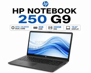 New Laptop HP 250 G10 4GB Intel SSD 256GB