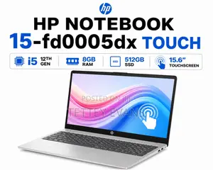 New Laptop HP 15-fd1020ns 8GB Intel Core i5 SSD 512GB