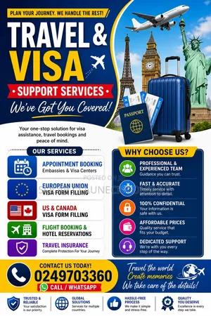 Appointment, Form Filling and Visa Support
