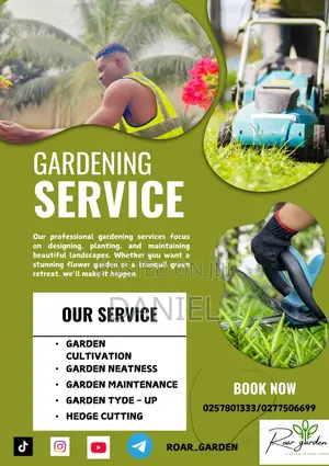 Gardening Service(Flower Planting and Grass Care)