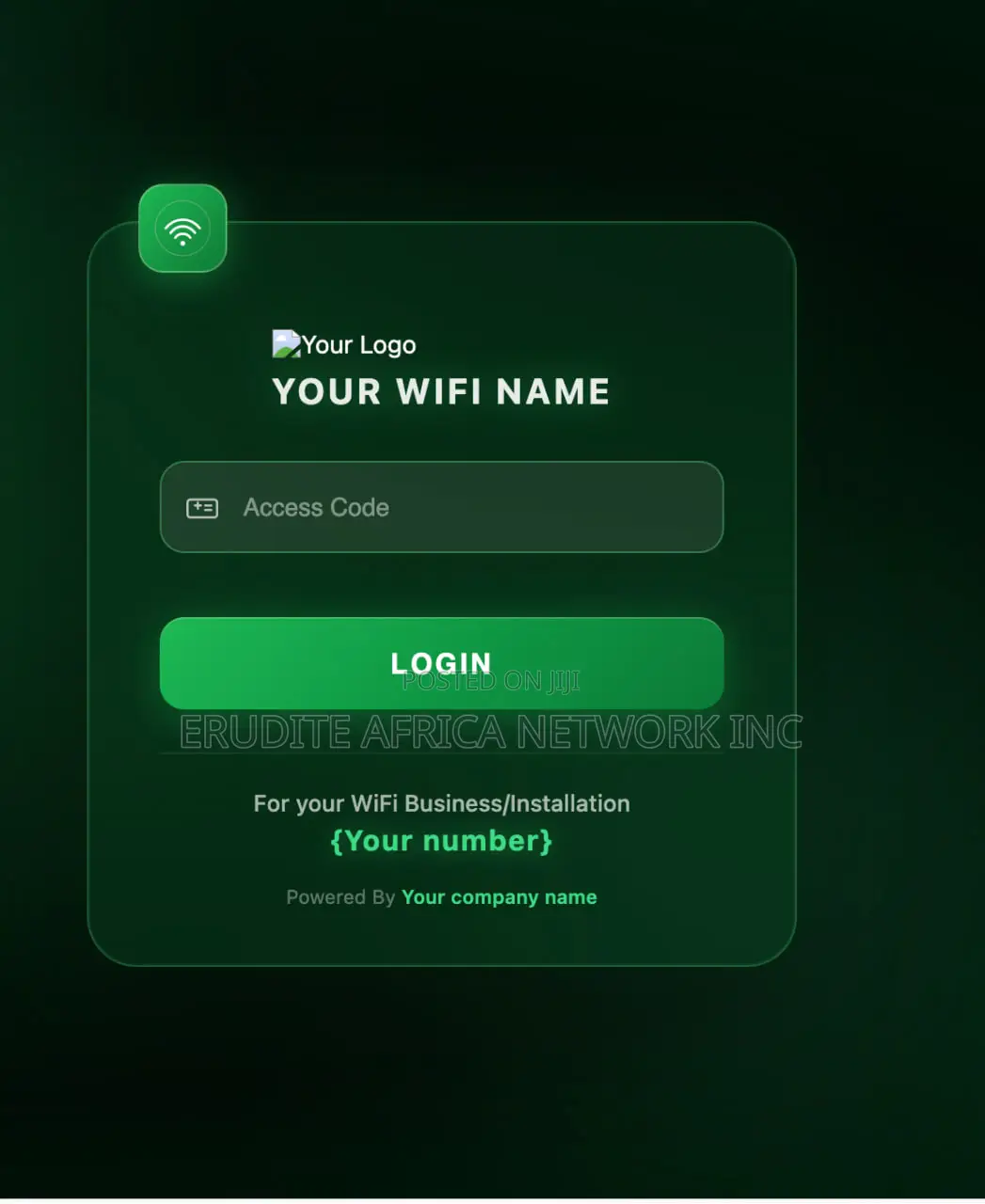 Hotspot Business Captive Portal