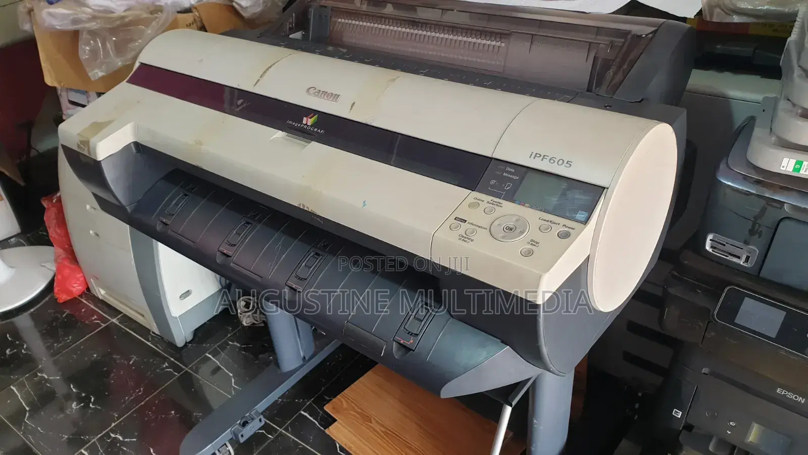 Canon Ipf605 Some Ink Out