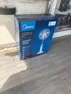 Quiet Operation Midea Rechargeable Fan