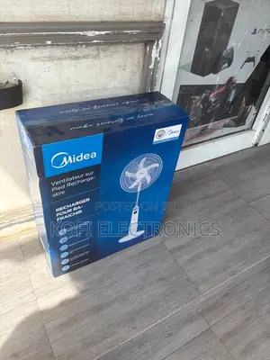 Midea Rechargeable Fan With Led Indicator