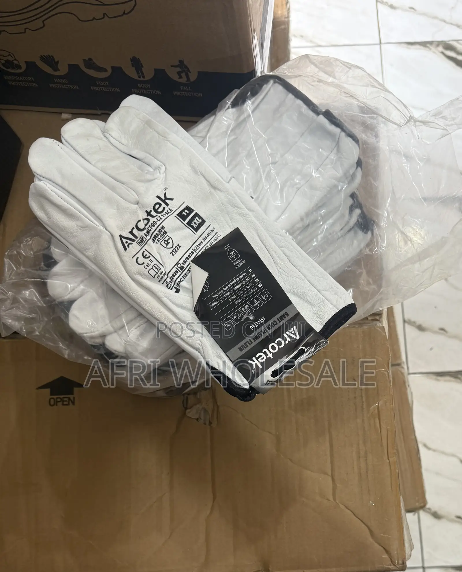 Safety Heavy Duty Industrial Gloves Rigger Gloves Full Pure Leather