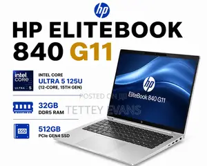 New Laptop HP EliteBook 840 G11 32GB Intel Core Ultra 5 SSD 512GB
