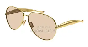 Bottega Veneta Bv1305s Aviator Sunglasses.