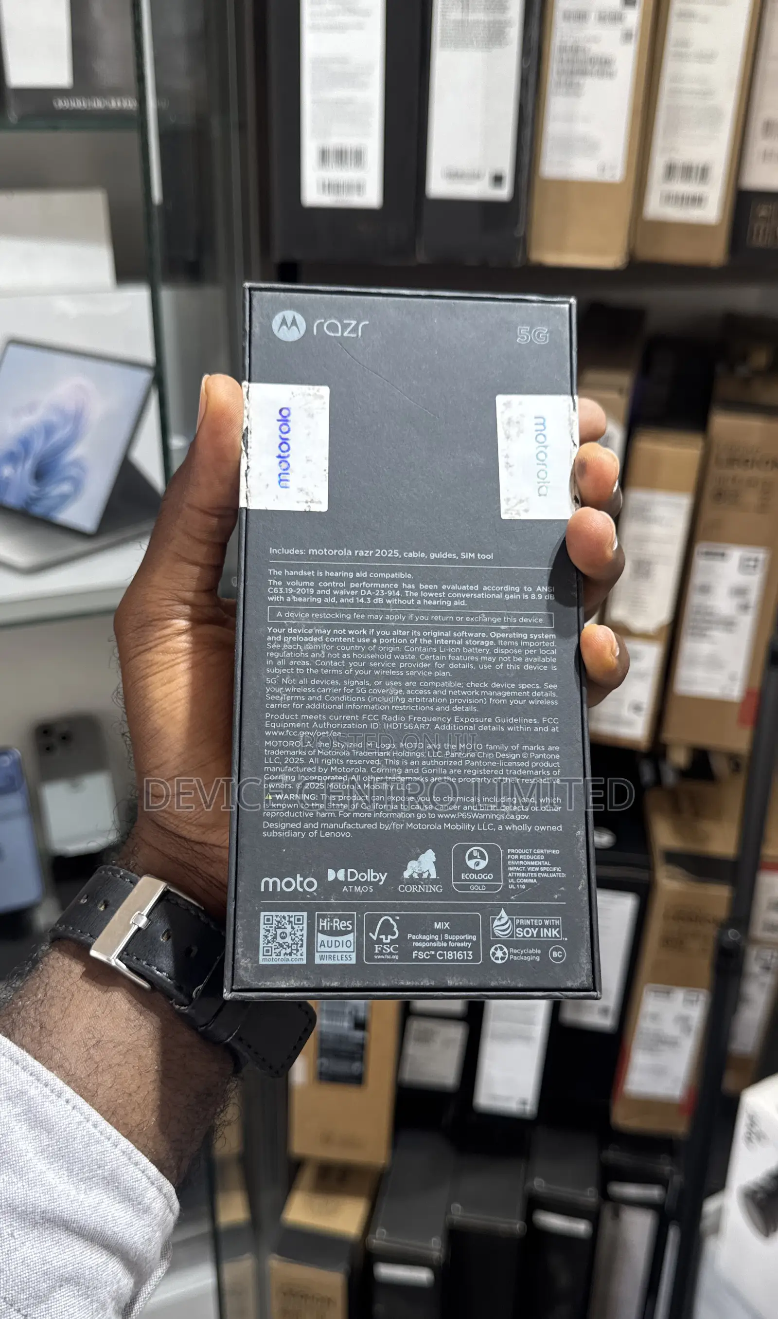 New Motorola Razr 5G 256 GB Blue