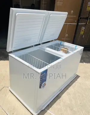 Midea Double Door Electric Chest Freezer(508liters)White 