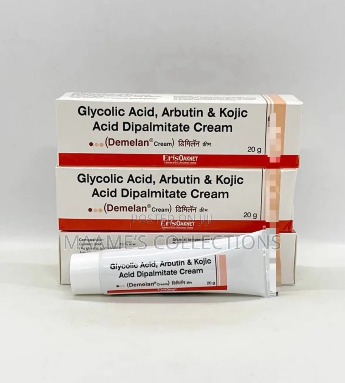 Demelan Cream Glycolic Acid, Arbutin And Kojic Acid Dipalmitate Cream