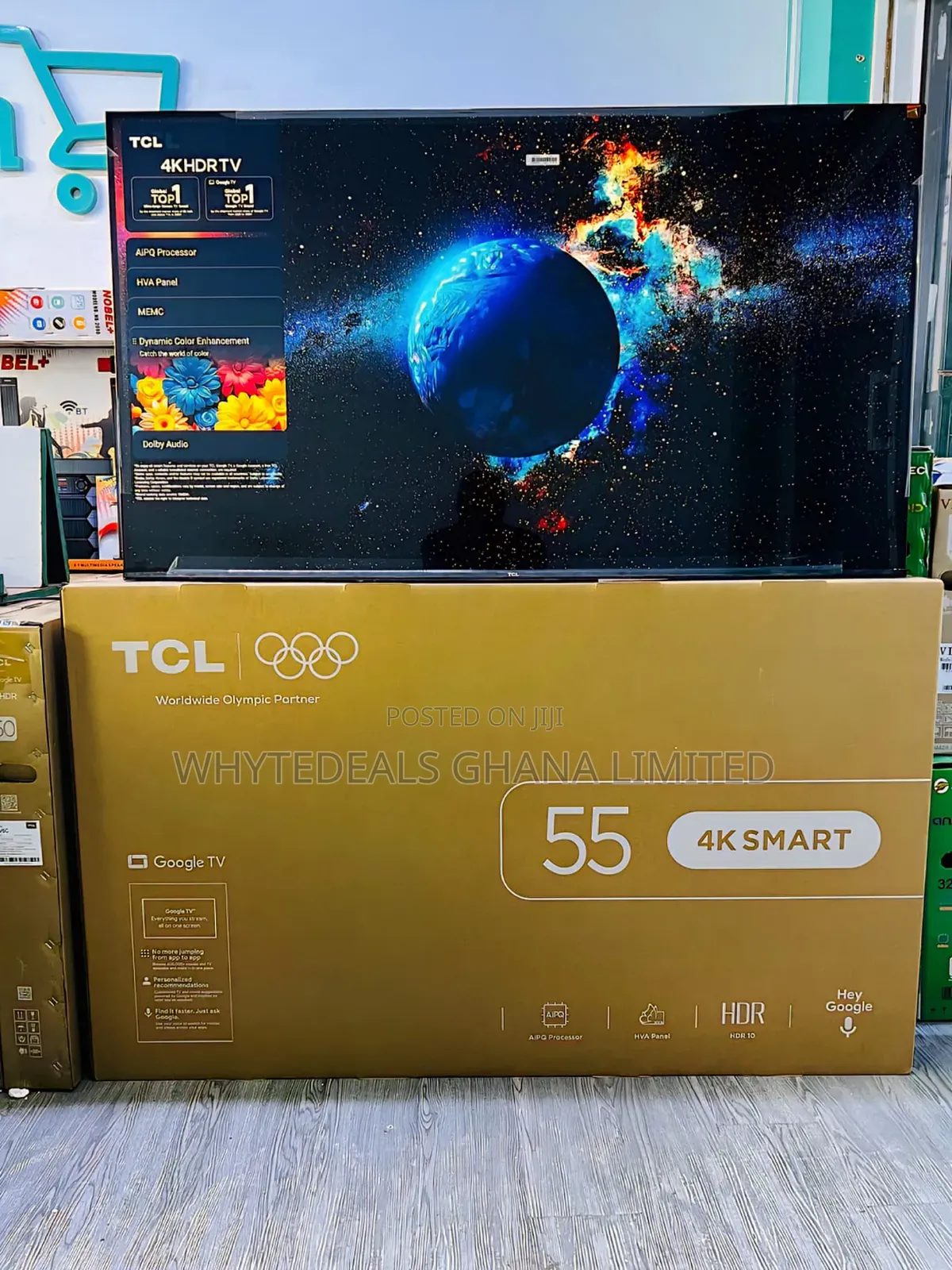 TLC 55" Smart Uhd Led Tv|Bluetooth |Voice Control