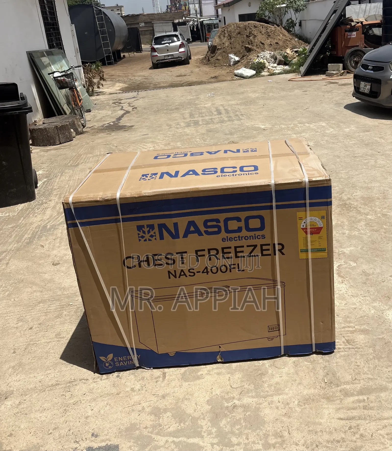 Nasco Single Door Electric Chest Freezer(Nas-400fl)288liters.