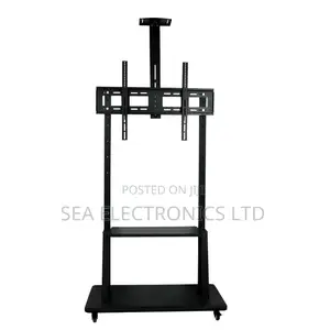 Heavy Duty Metal Tv Stand For Floor For 60 To 85 Inch Tv