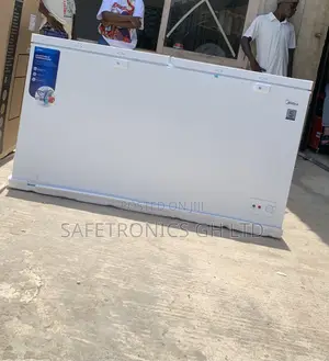 Original White Midea 508l Double Door Chest Freezer