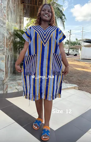 Shade of Blue Smock Dress