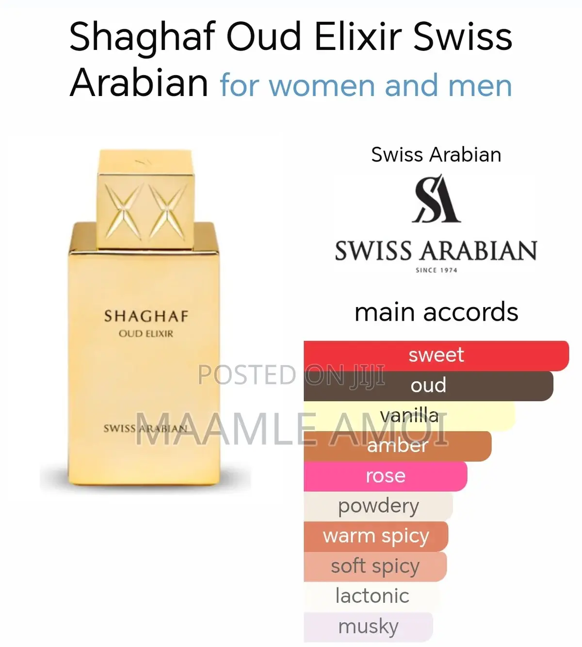 Swiss Arabian Shaghaf Oud Elixir