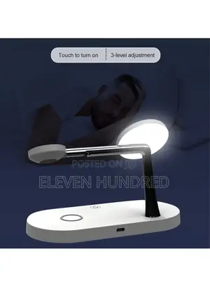 4 in 1 Magnetic Wireless Charger With Led Night Light for iPhone