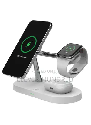 4 in 1 Magnetic Wireless Charger With Led Night Light for iPhone