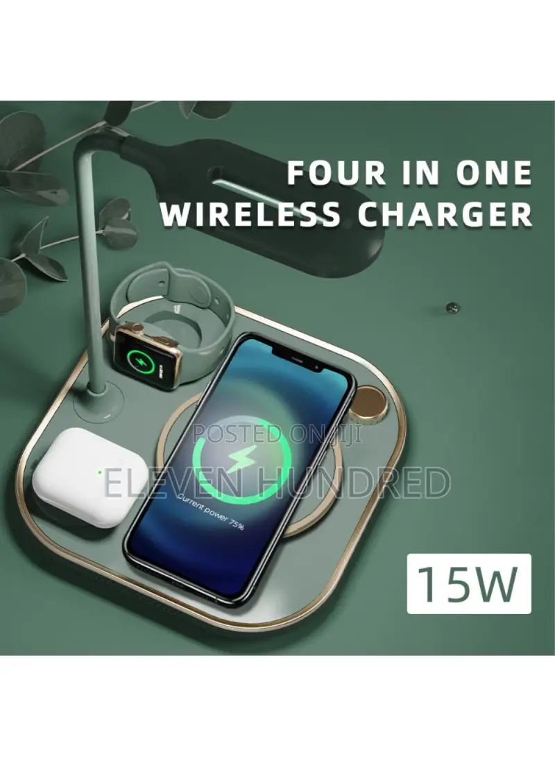 15w 3 in 1 Magnetic Wireless Charger Multi-Function Fast Charging