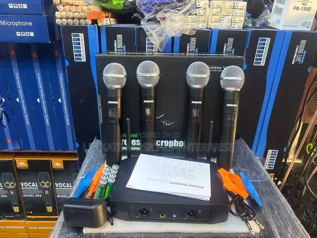 Shure Sm58-V4 4 in 1 Microphone Set