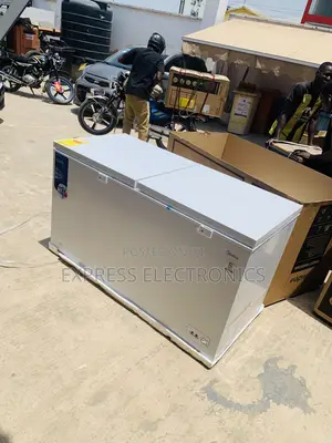 Limited Stock Chest Double Door Midea 50 Freezer White