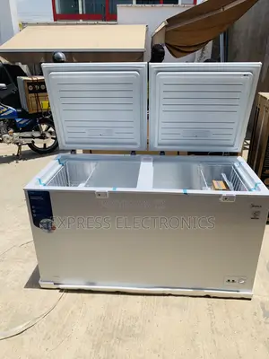 Durable Materials Chest Midea 508l Double Door Freezer White. New