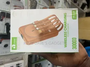 Iyke Sk-Pw20 Wireless Power Bank With Integrated Cables