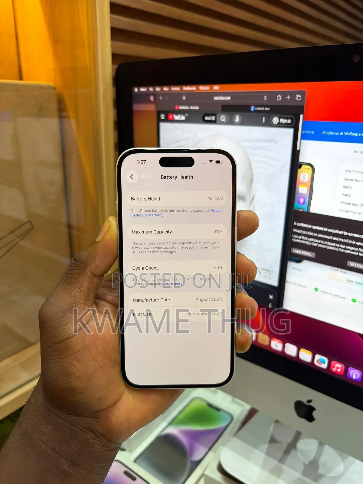 New Apple iPhone 16 128 GB White
