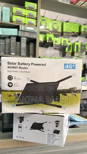 Solar Powered Battery 4g/Wifi Router