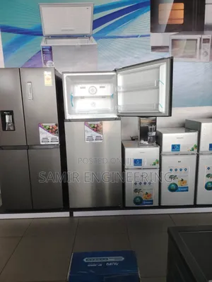 Roch 415l Double Door Refrigerator (Rfr-525dt-B) - Silver