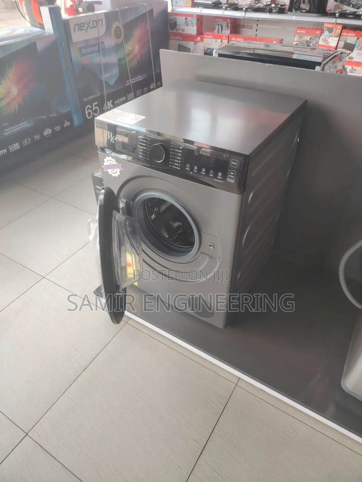 RWM-12fl-B Roch 12kg Auto Washer: 1400rpm Spin Ultra-Silent Tech