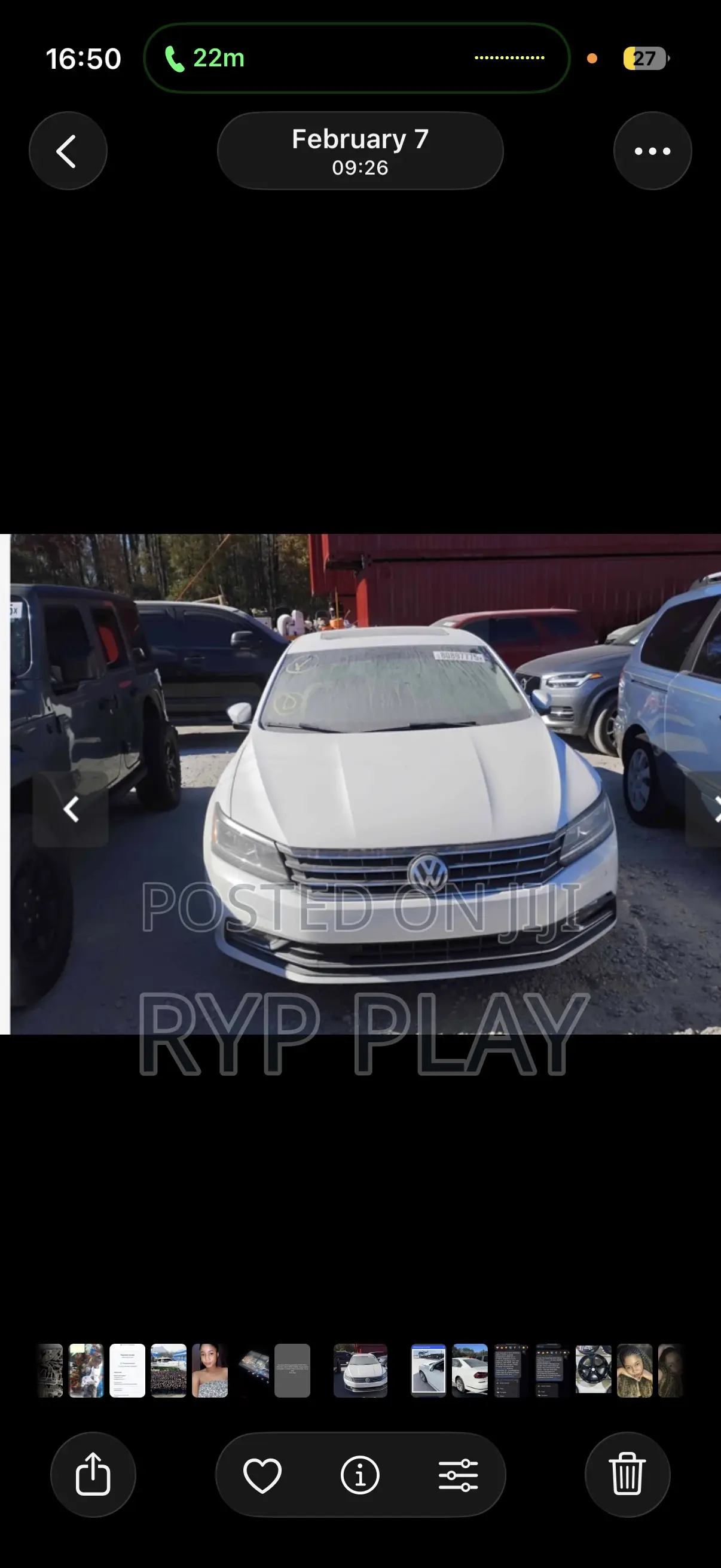 Volkswagen Passat 1.8T SE 4dr Sedan (1.8L 4cyl) 2017 White