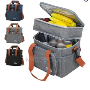 Double Decker Insulated Lunch Bag