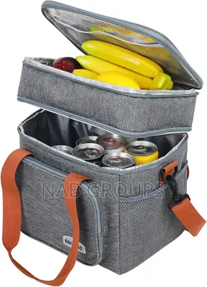Double Decker Insulated Lunch Bag