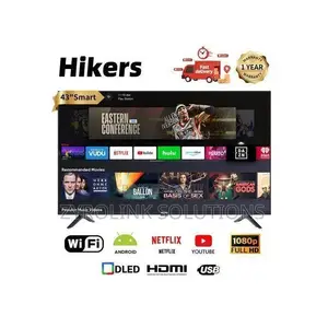 Hikers 43'' Inches Smart Frameless FHD Smart Led Tv