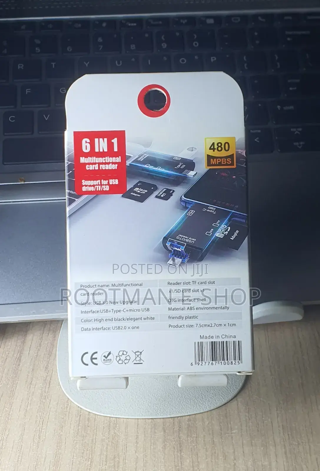 6in1 Usb 2.0 Otg Sd Tf Card Reader