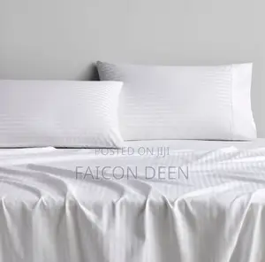 Classic Stripes, Timeless Comfort( 2 Cotton Bedsheets , 4 Pillow Cases