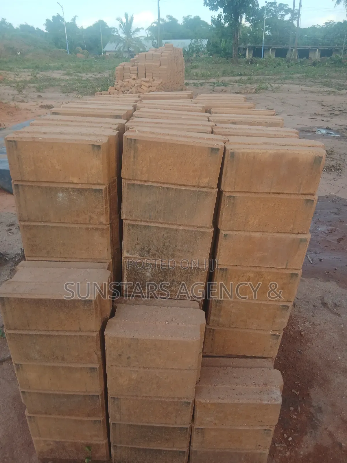 7" Interlocking Laterite Bricks