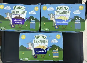 Heinz Breakfast Rice Pudding,Egg Custard,Chocolate Pudding Creamy