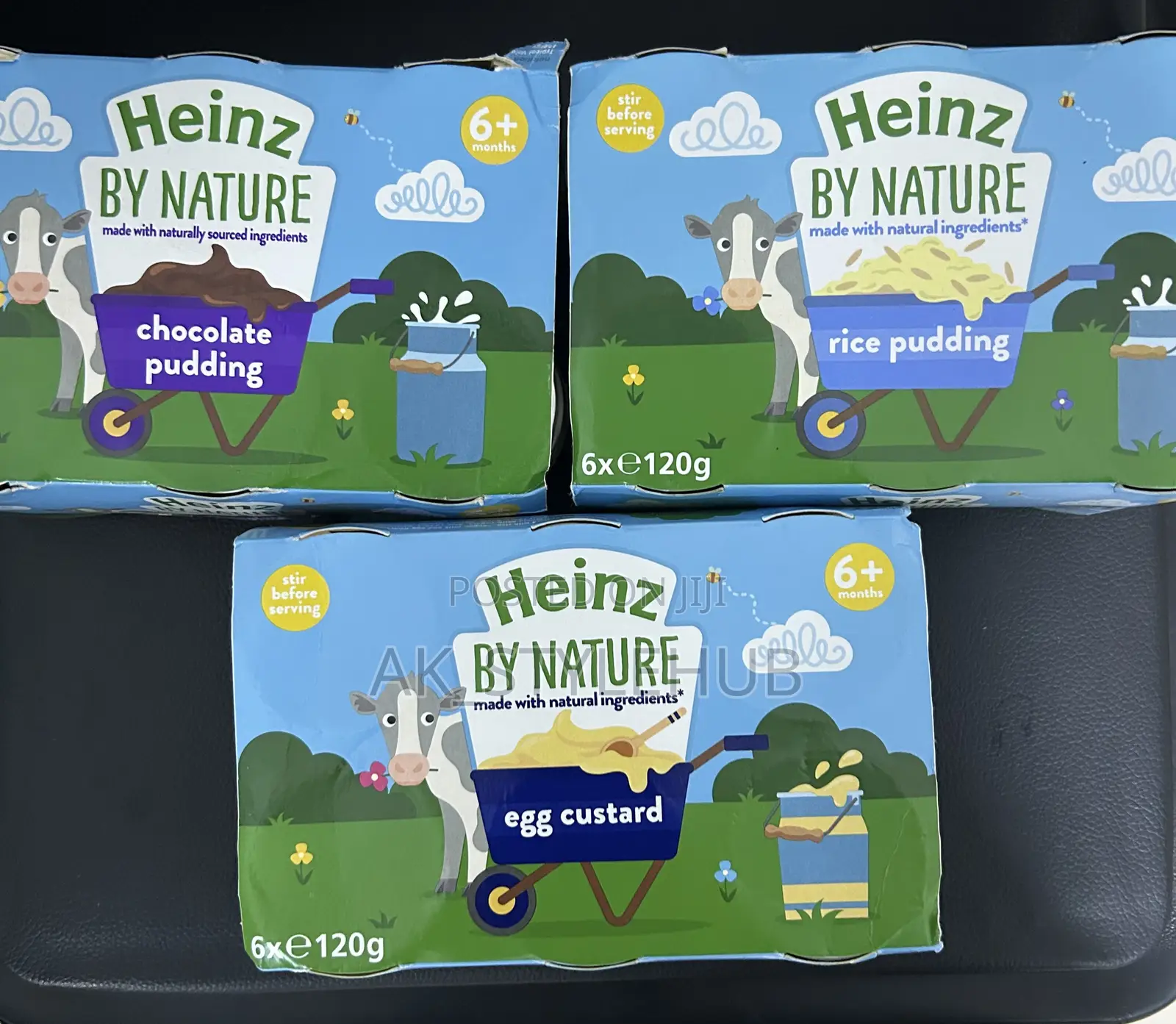 Heinz Breakfast Rice Pudding,Egg Custard,Chocolate Pudding Creamy
