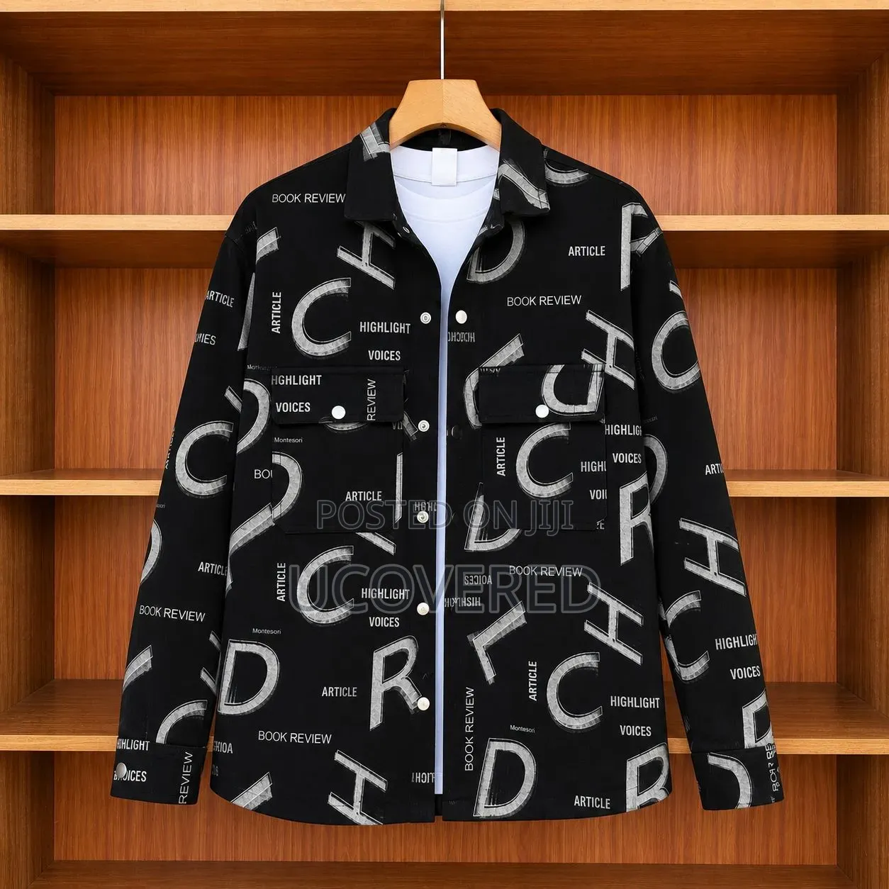 Long-Sleeved Button-Up Jackets Featuring Various Graphic Patterns