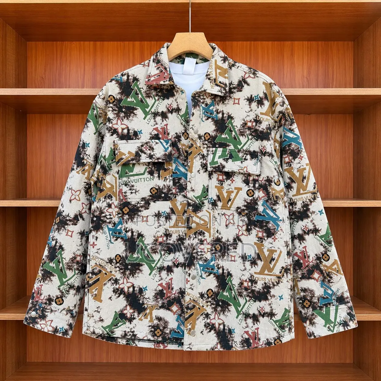 Long-Sleeved Button-Up Jackets Featuring Various Graphic Patterns
