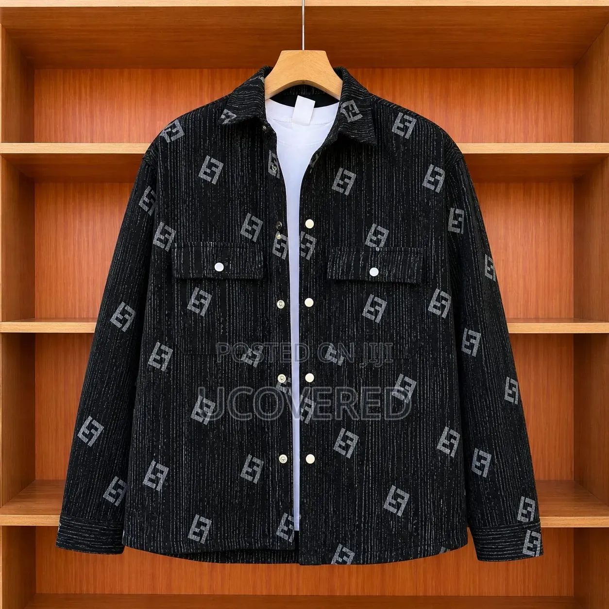 Long-Sleeved Button-Up Jackets Featuring Various Graphic Patterns