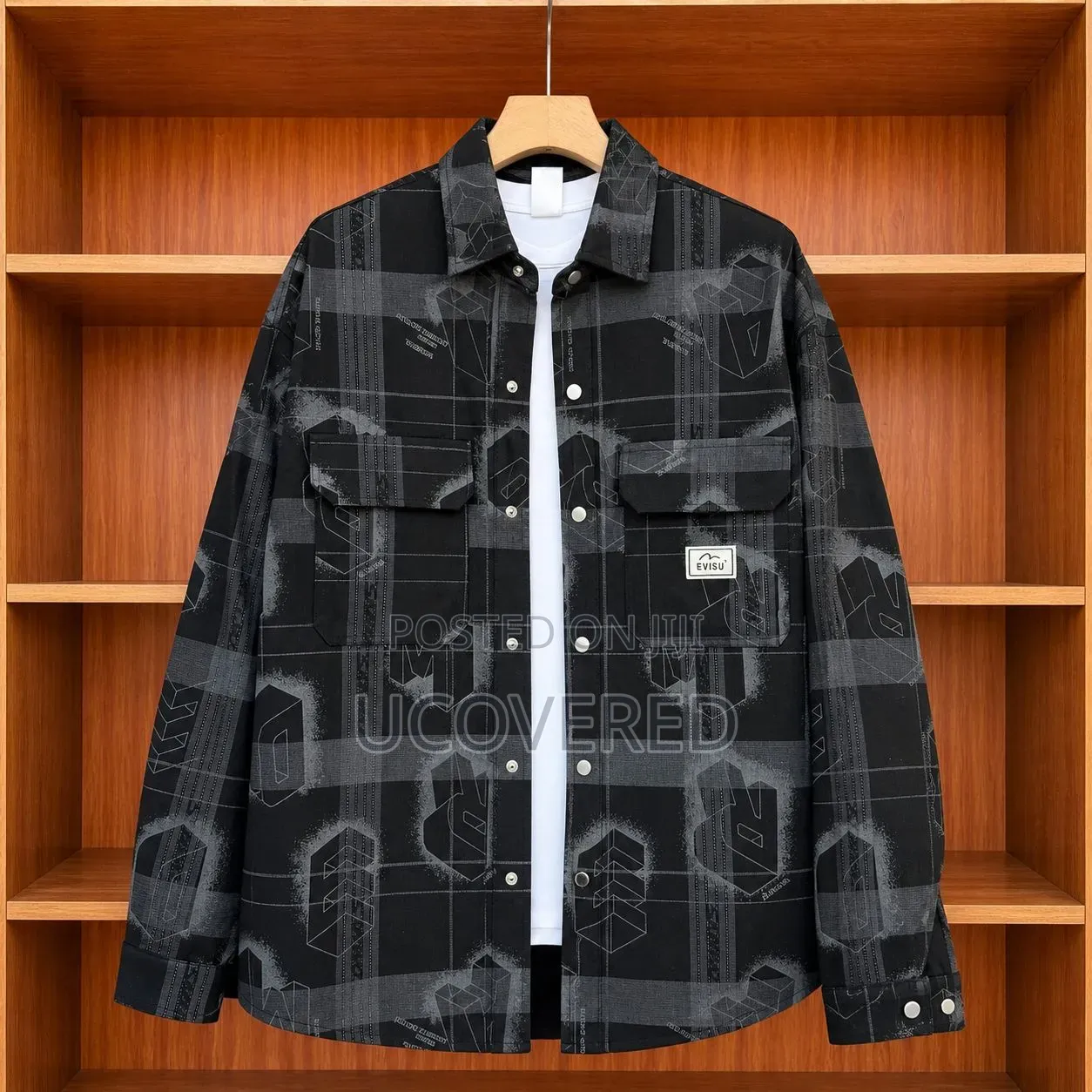 Long-Sleeved Button-Up Jackets Featuring Various Graphic Patterns